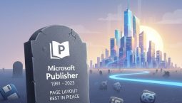 Microsoft Publisher Ende